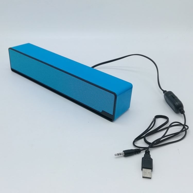 PC 랩탑 컴퓨터를 위한 3.5 밀리미터 AUX 유선 컴퓨터 스피커 사운드바 스테레오 2.0