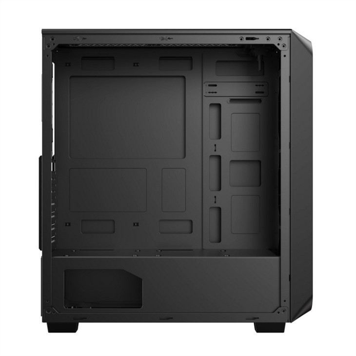 미드 타워 PC 게임 케이스 ETEK 미드 타워 PC 게임 ATX 컴퓨터 케이스 지원 6 ARGB 팬, 템퍼드 글래스 사이드 판델.