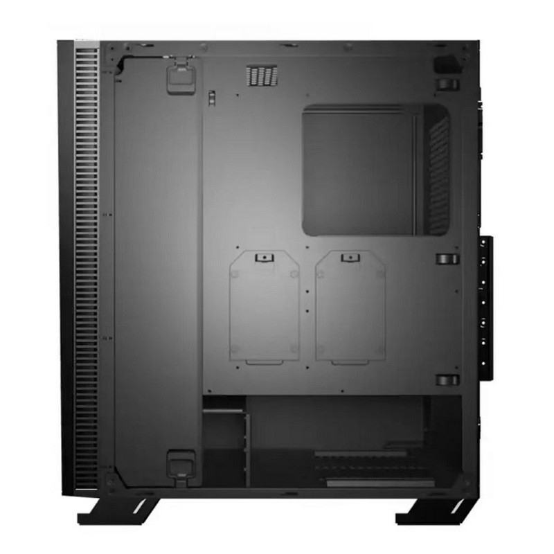 ATX ITX 컴퓨터 캐비넷 RGB 타임 터널 풀타워 유리 PC 경우 36 센티미터 냉각 장치