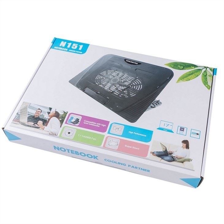 ETEK 노트북 냉각 패드- 노트북 파트너 게임 노트북을위한 14CM 양자 냉각 패드 팬