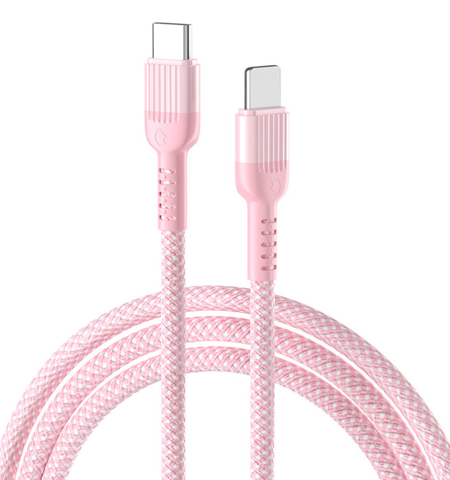 아이폰 충전을 위한 번개에 대한 PD 27W TPE 빠른 USB 데이터 케이블 C형