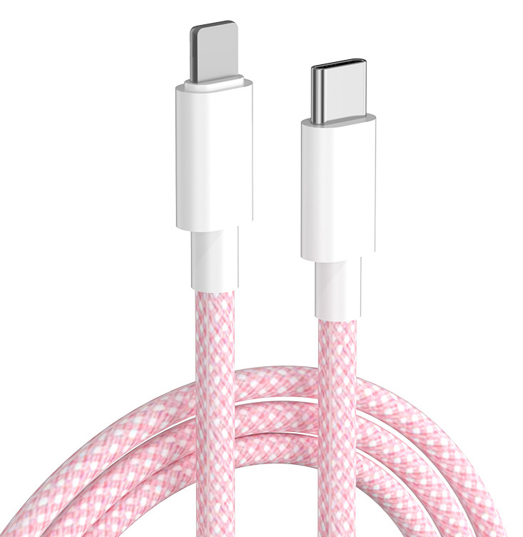 아이폰 충전을 위한 번개에 대한 PD 27W TPE 빠른 USB 데이터 케이블 C형