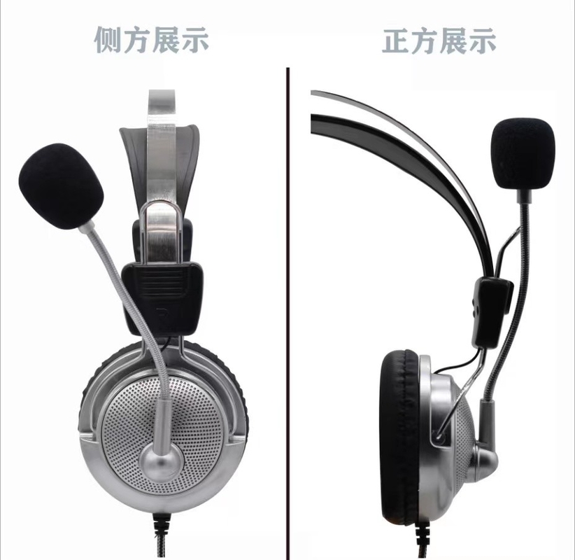 OEM 아트쇼 음악 영화 및 음성 회의용 스타일리시 노이즈 캔슬링 헤드셋