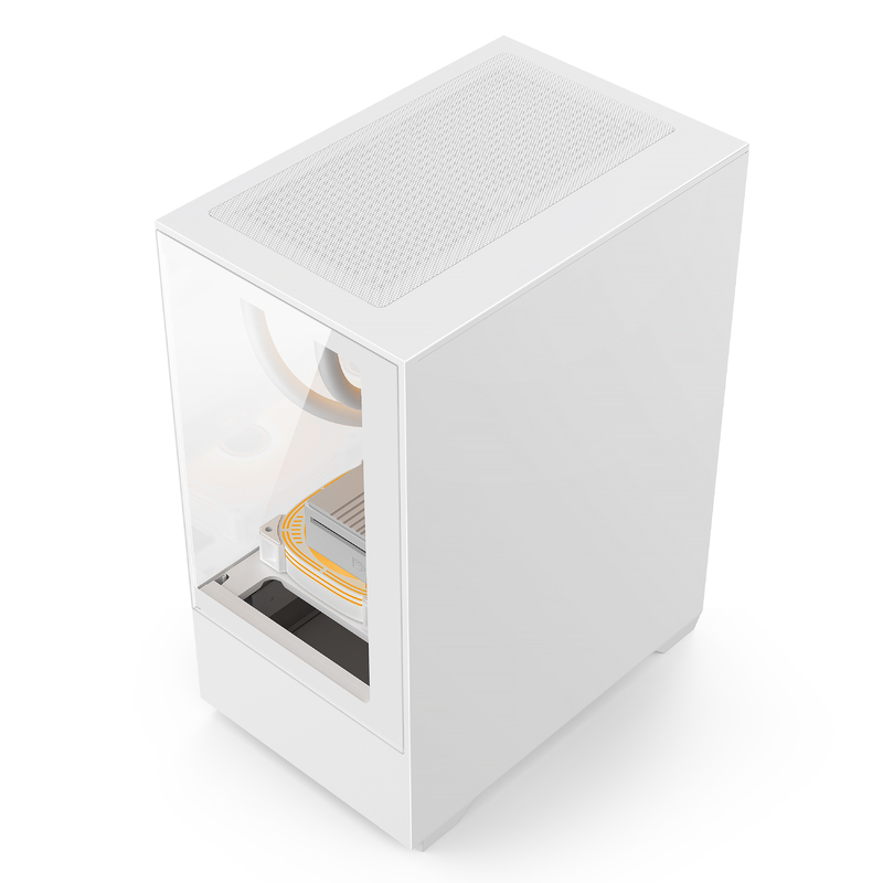 마이크로 ATX ITX PC 게임 케이스 1 HDD 베이 1 SSD 드라이브 베이 둘 다 검은색 흰색