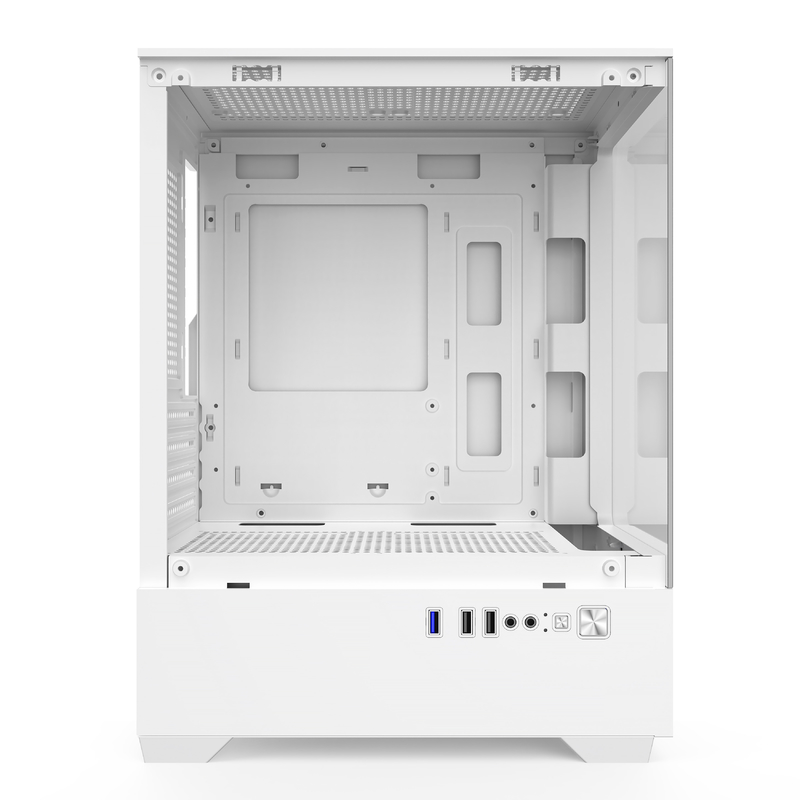마이크로 ATX ITX PC 게임 케이스 1 HDD 베이 1 SSD 드라이브 베이 둘 다 검은색 흰색