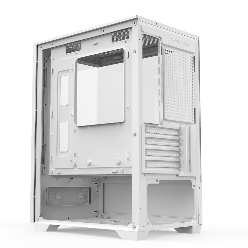 마이크로 ATX ITX PC 게임 케이스 1 HDD 베이 1 SSD 드라이브 베이 둘 다 검은색 흰색