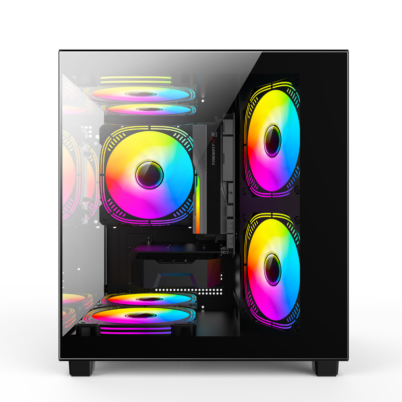 마이크로-ATX/ITX PC 케이스 경이로운 열 분사 게이머 프로에 대한 다양한 하드웨어 설정을 지원합니다