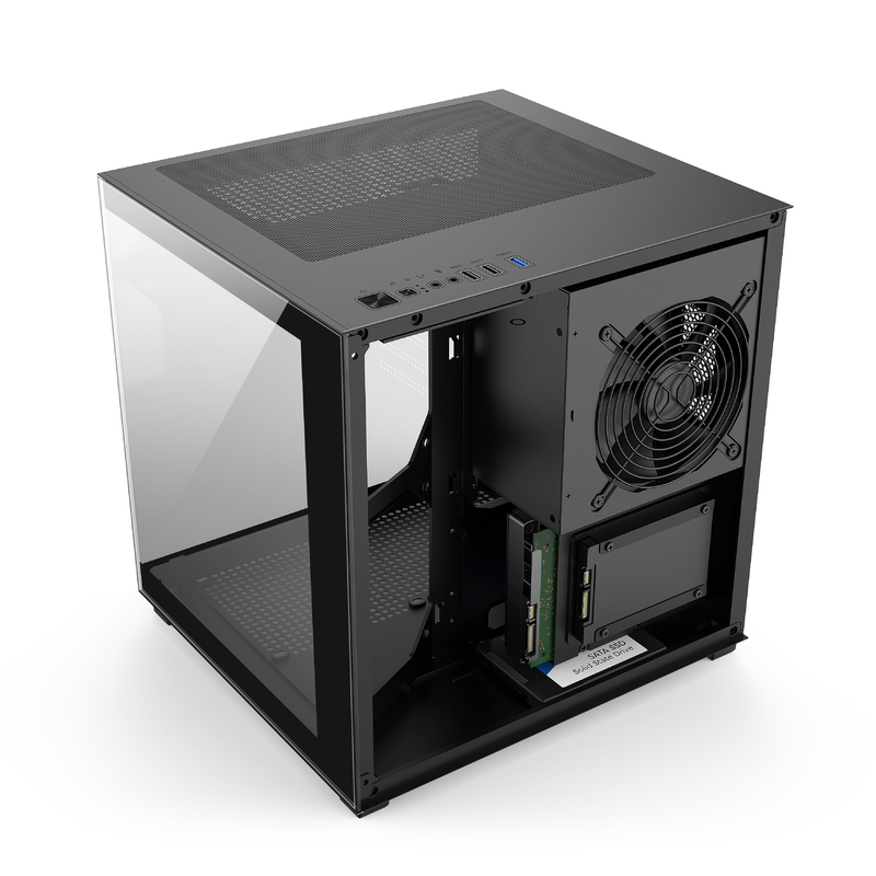 마이크로-ATX/ITX PC 케이스 경이로운 열 분사 게이머 프로에 대한 다양한 하드웨어 설정을 지원합니다