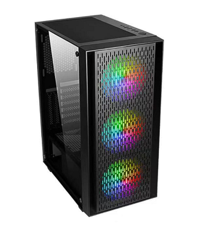 7개의 확장 슬롯과 6개의 팬 마운트를 가진 ATX 마이크로 ATX 및 ITX 메인보드를 지원합니다.