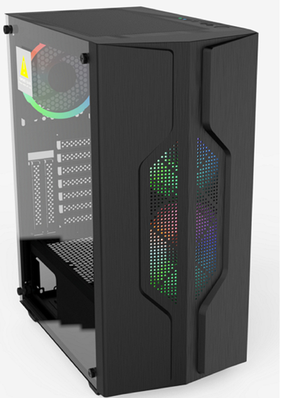 7개의 확장 슬롯과 6개의 팬 마운트를 가진 ATX 마이크로 ATX 및 ITX 메인보드를 지원합니다.