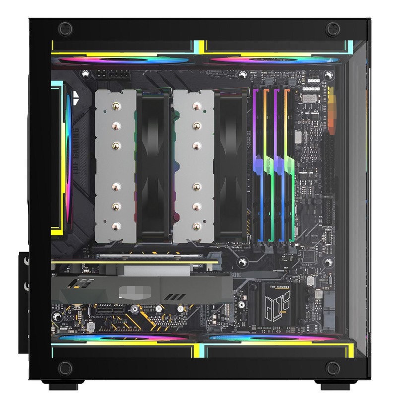 MATX/ITX PC 케이스는 320mm까지의 그래픽 카드를 지원합니다.