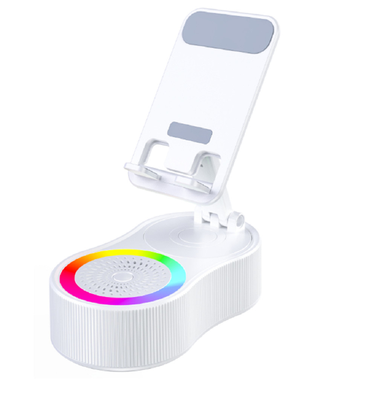통합 블루투스 스피커 3000mAh 파워 뱅크 USB 포트와 함께 TWS 페어링 RGB 조명 음악 애호가용 휴대용