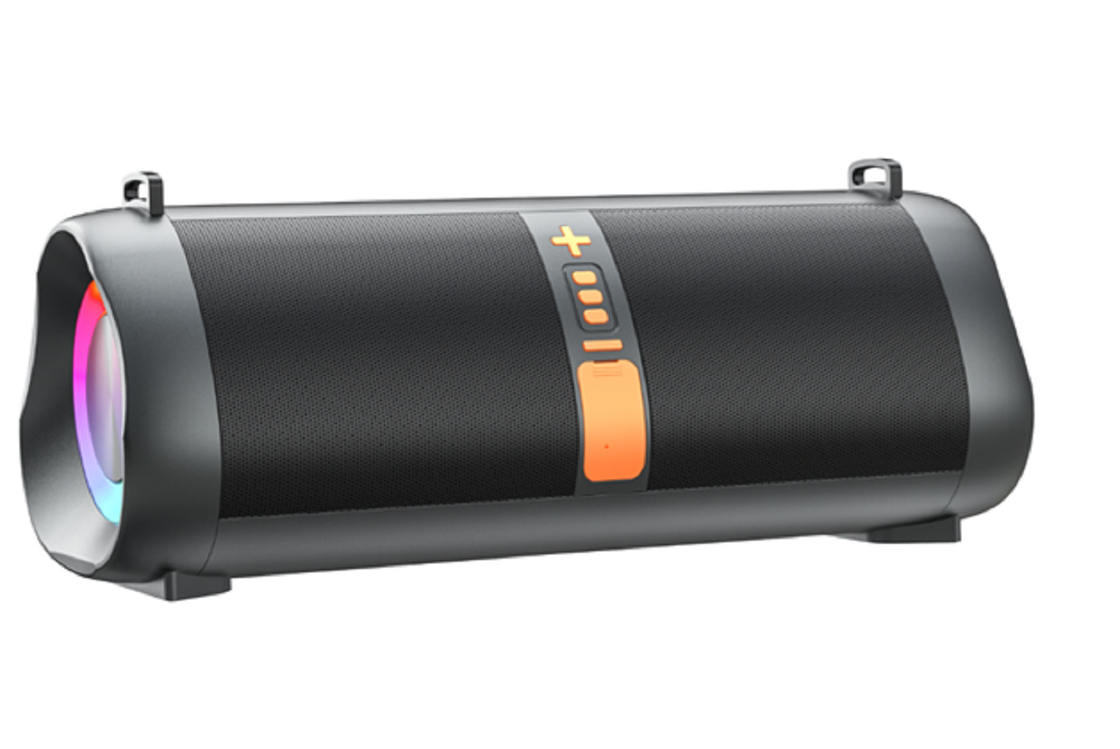 듀얼 20W 스피커 7.4V 5000mAh 리?? 배터리 PVC ABS 금속 메쉬 블루투스 지원 USB TF FM 야외 애호가