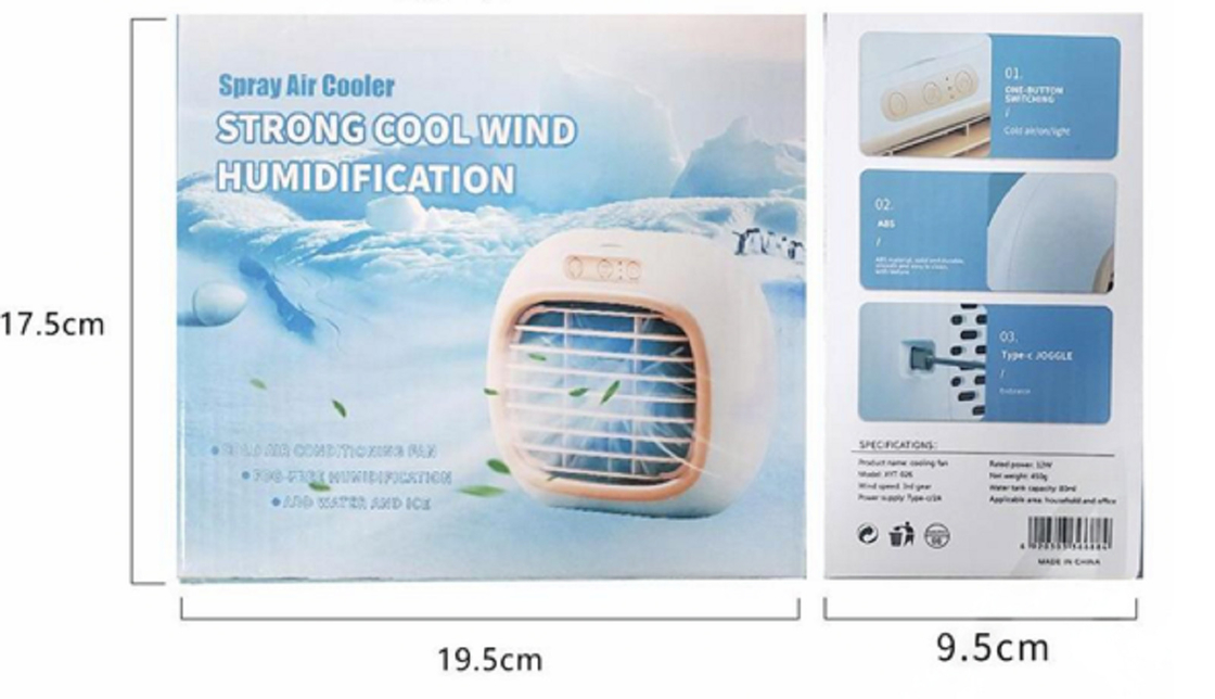 1500mAh 배터리 장수 ABS 재료 내구성 떨어지지 않는 80ml 물 탱크 연장 냉각을 제공합니다
