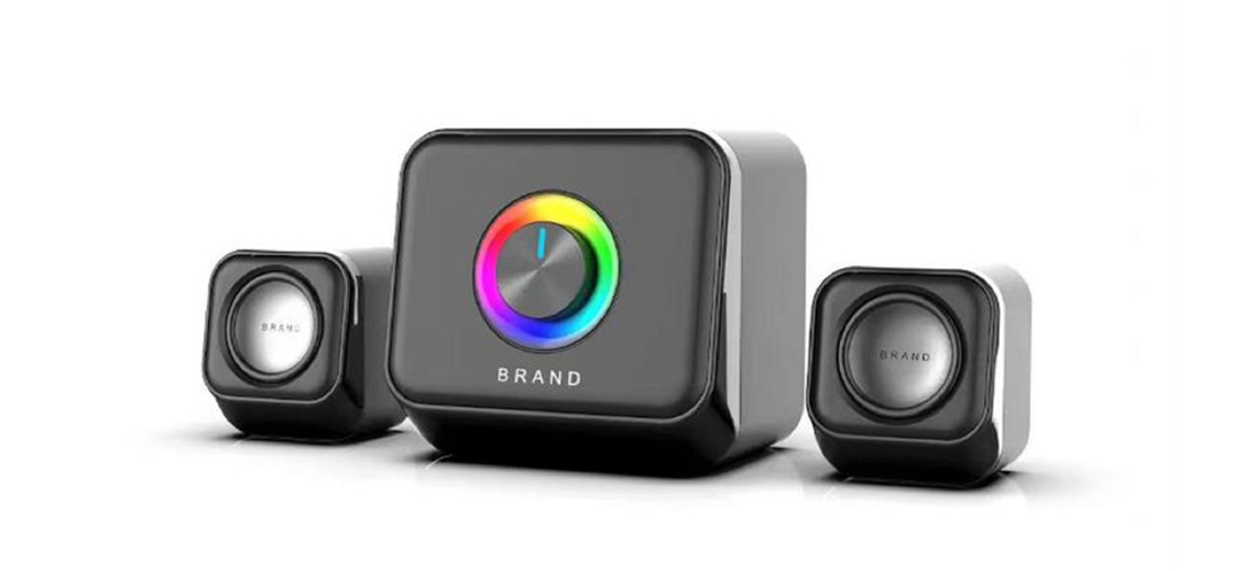 3W×2 중 트위터 + 5W 바스 52mm 스피커 4Ω 임페던스 65dB SNR USB/블루투스 스위칭