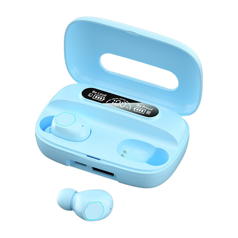 블루투스 5.1 이어폰 지원 A2DP/AVRDP/HFP 프로토콜 이어폰 40mAh 충전 케이스 500mAh F10 비즈니스 및 스포츠용 동적 드라이브