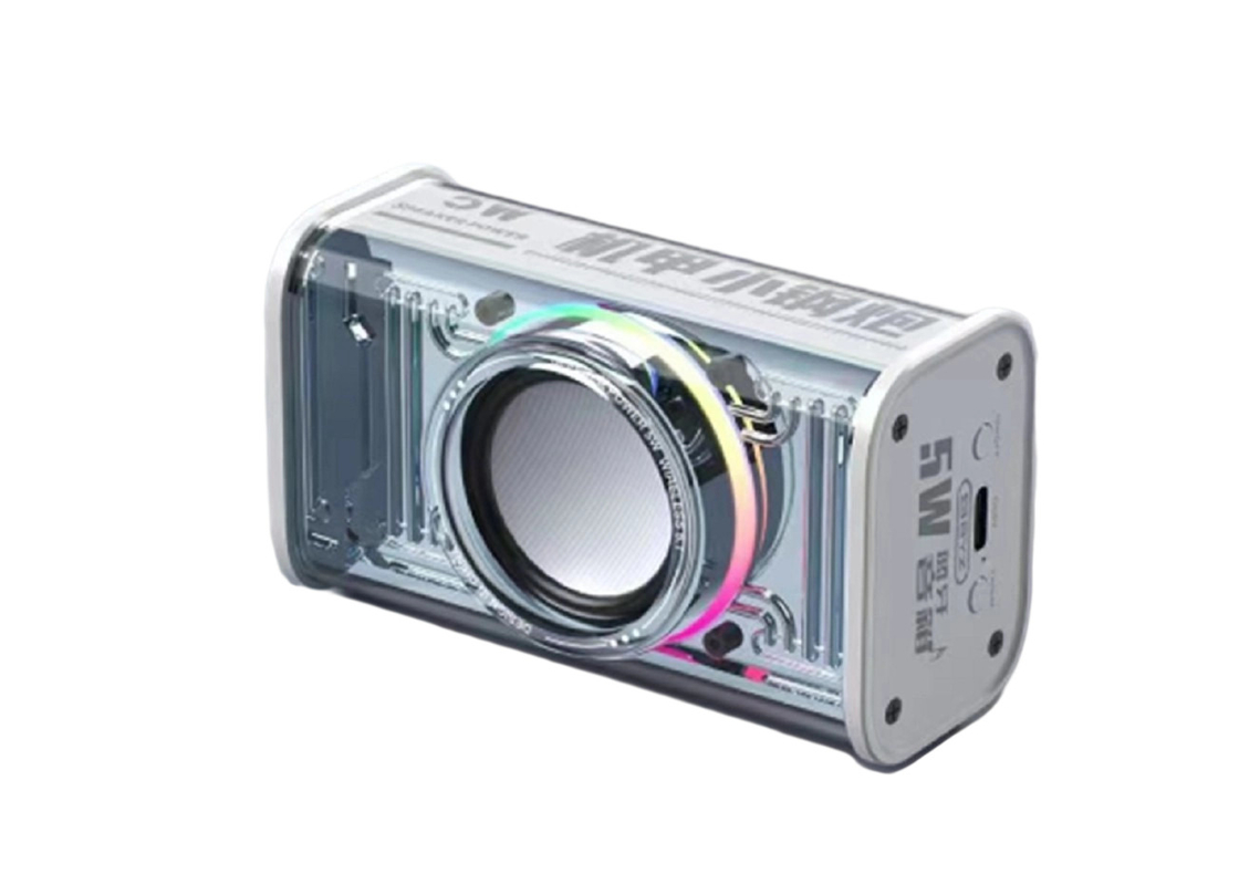 블루투스 5.3 컴팩트 및 경량 지원 A2DP / AVRCP 600mAh 리?? 배터리 블루투스 스피커 야외 여행 및 학생.