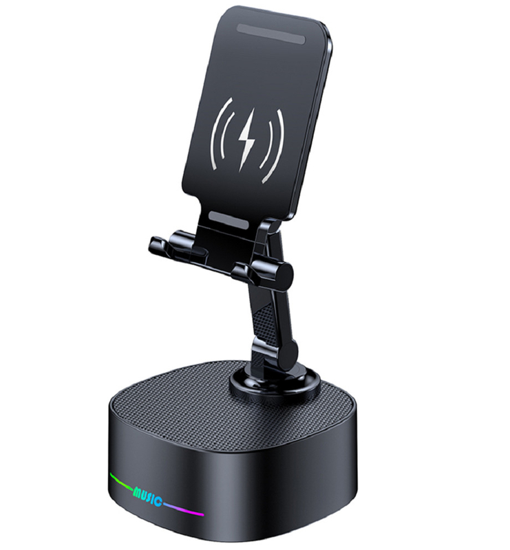 8W 전력 출력 15W 무선 충전 RGB 주변 조명 2000mAh 배터리 블루투스 5.3 TWS 연결 야외 캠핑