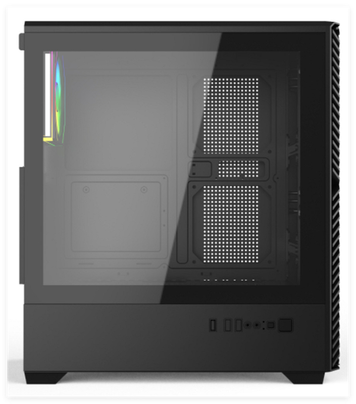 E-ATX/ATX/M-ATX 11 팬 슬롯 컴퓨터 케이스 듀얼 모드 드라이브 베이, 0.6mm SPCC 스틸 + ABS 패널