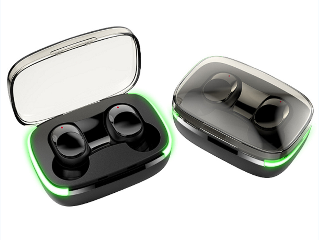 ETEK F8 스피커 지원 MICRO/USB-C 커스터마이징 가능한 30mAh 헤드폰 배터리 200mAh 충전 케이스 작고 가벼운