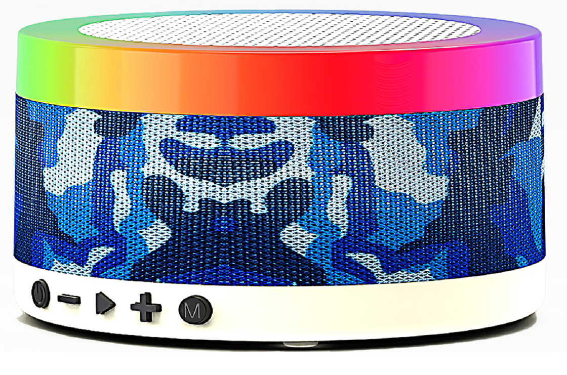 RMS 15W 전력 102mm 스피커 블루투스 TF 카드 USB FM 라디오 지원 2400mAh 배터리 다중 모드로 화려한 LED 조명