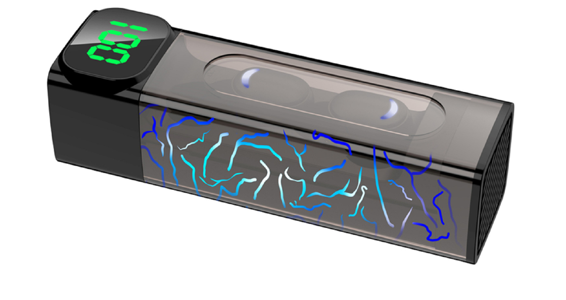 블루투스 이어폰 저연속성 배터리 사용시간 4시간 충전 200mAh 케이스 F8 구리 반지 스피커 배터리 보호