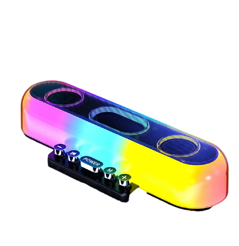 52mm 스피커 10W RMS 전력 1600mAh 배터리 블루투스 TF 카드 FM 라디오 및 모바일 사무실 직원을위한 32GB 확장 지원