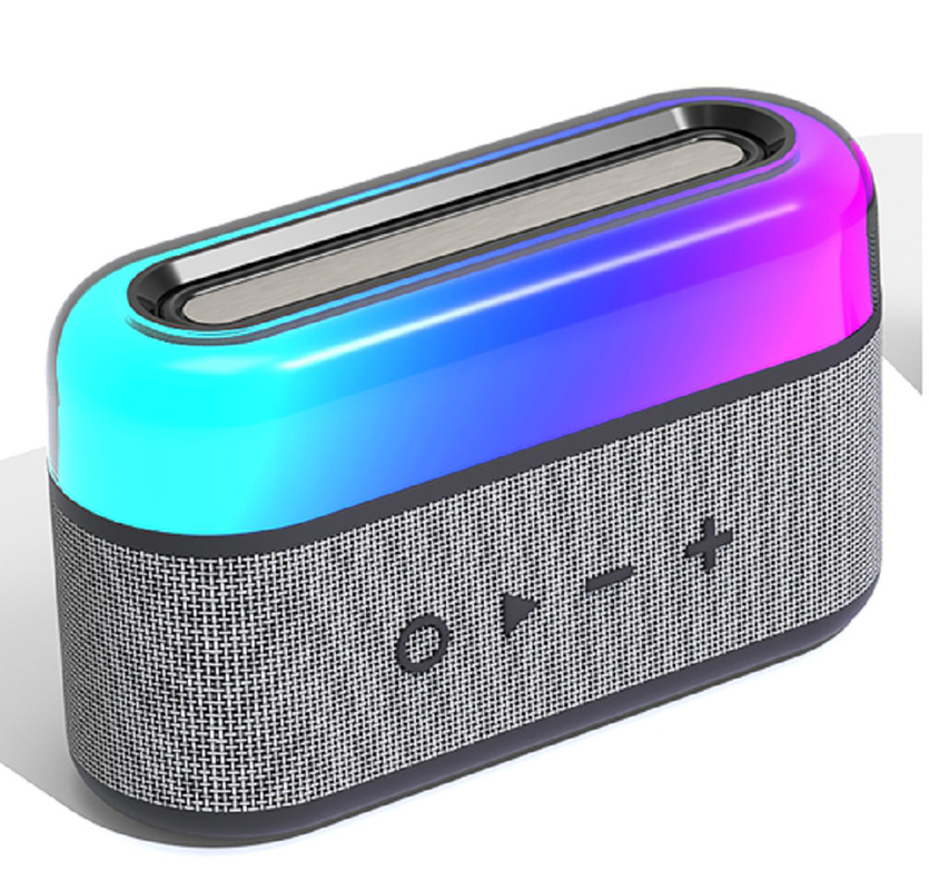 40W RMS 5000mAh 배터리 휴대용 스피커 블루투스 TF 카드 최대 32GB FM USB 플래시 드라이브 소규모 파티에 대한 다채로운 조명