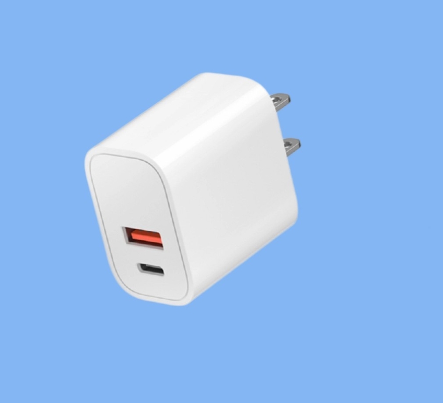 듀얼 포트 충전기,36W 빠른 충전 (USB-C + USB-A), PD / QC 빠른 충전 프로토콜, 110-240V 50/60Hz 글로벌 유니버설을 지원합니다.