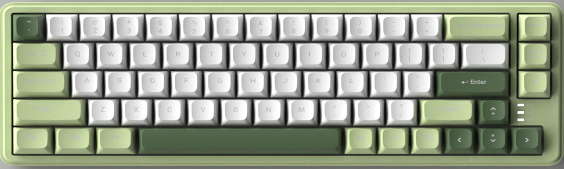 67키 멤브레인 키보드 유선 방수 낙하 방지 초박형 디자인 다채로운 백라이트 ABS 내장 철판