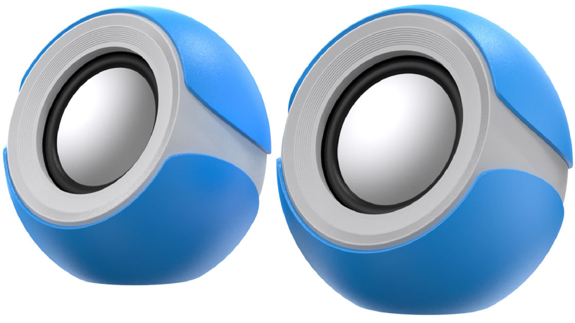 유선 컴퓨터 스피커 1.5W*2 파워 32 마그네트 스피커 지원 AUX 입력 ABS 재료 USB 5V 전원 공급 학생 및 사무실 직원