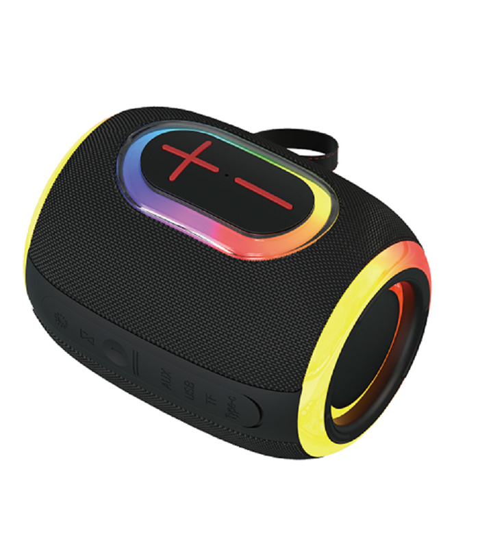 블루투스 스피커 8W 출력 66mm 드라이버 1500mAh 배터리 지원 블루투스 TF AUX FM 및 USB 플래시 드라이브