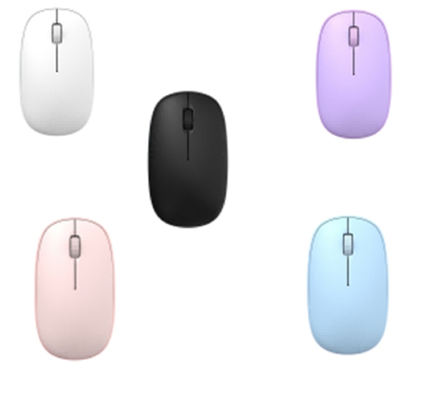 ETEK 2.4G 무선 마우스 1200DPI 클릭 5가지 색상 옵션 1-AA 배터리 전원 화이트 핑크 퍼플 블루 블랙