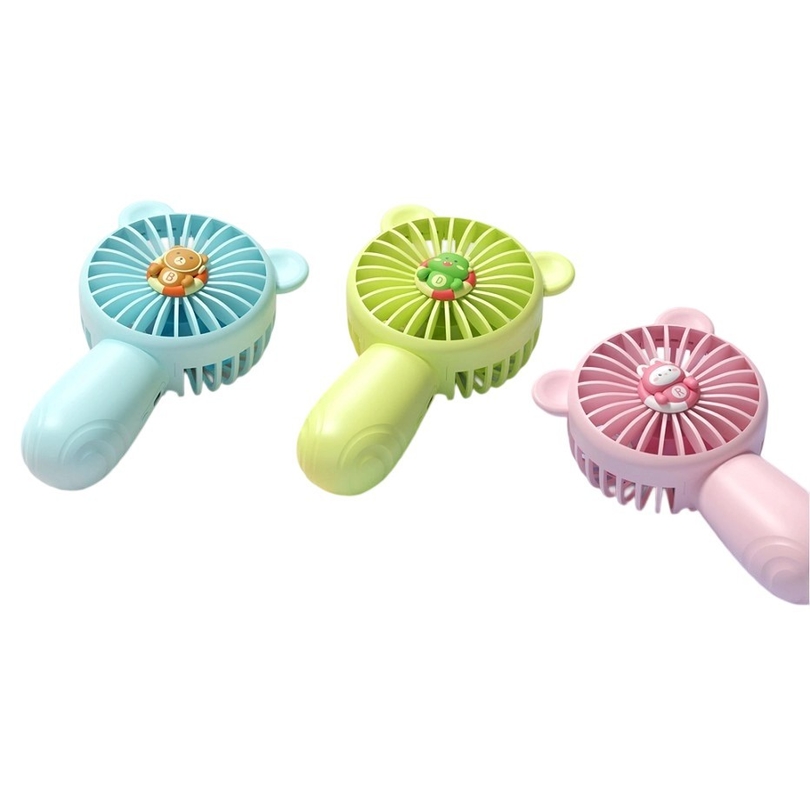 미니 USB 휴대용 팬 500mAh 배터리 ABS+PP 안전 재료 휴대용 사무실 팬 충전 케이블