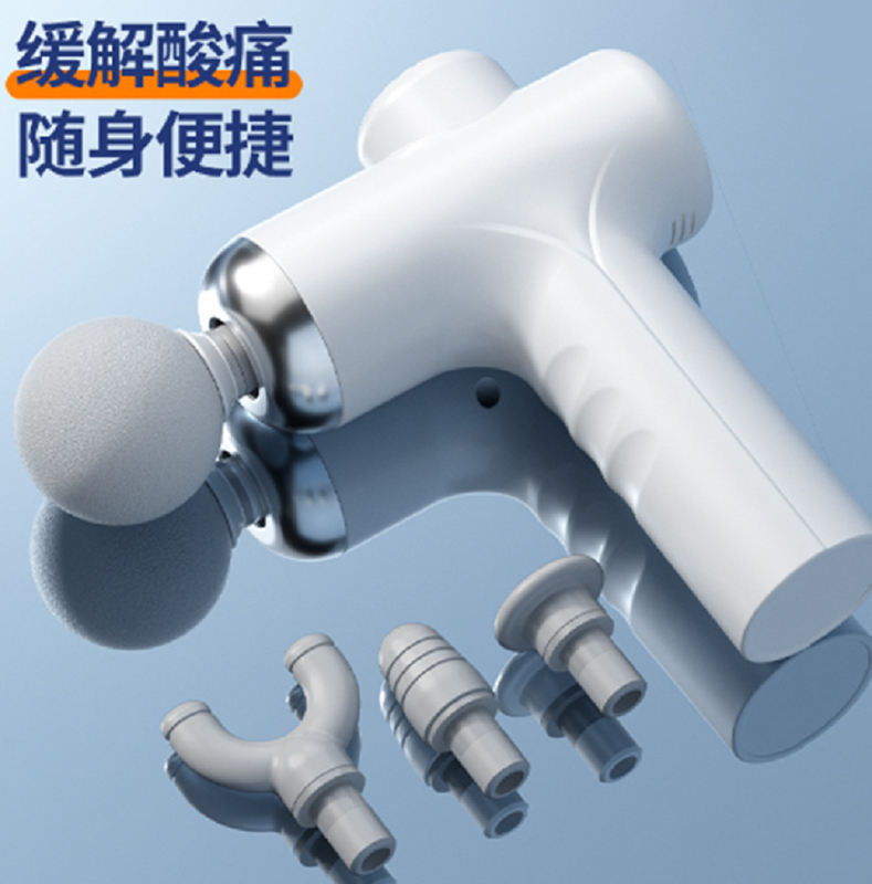 4 헤드 깊은 조직 근육 마사저 80W 모터 2400mAh 배터리 3-6H 런타임 검은색 / 흰색 / 분홍색 / 녹색