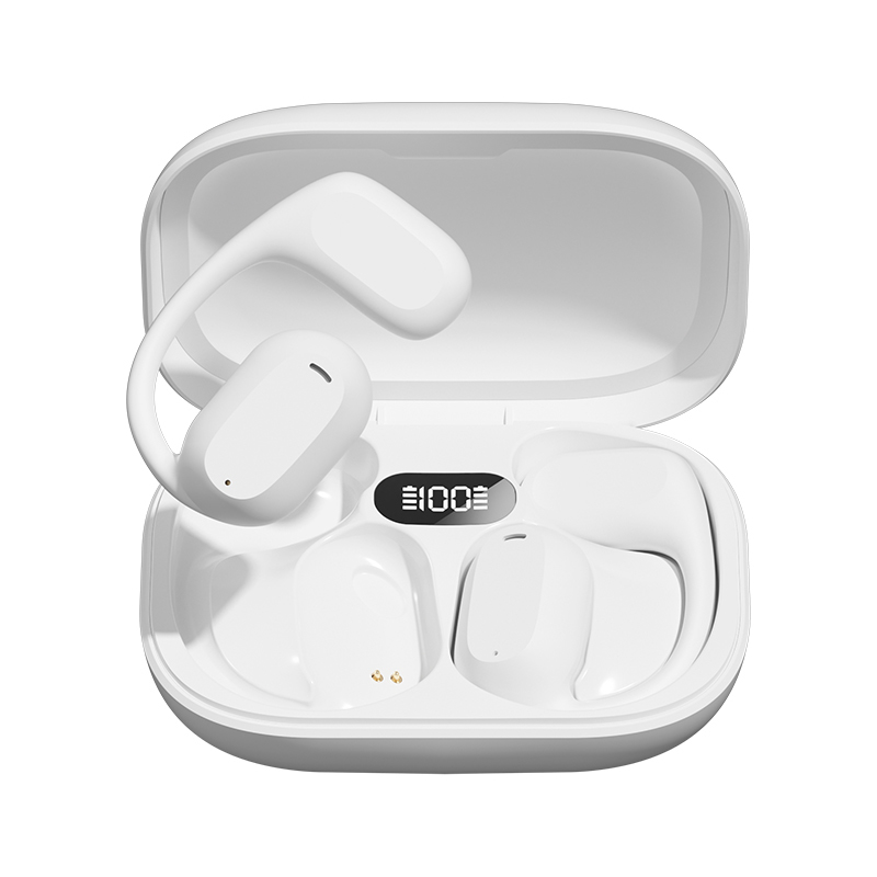 ETEK Ear-Hook TWS 이어폰 블루투스 5.3 A2DP/AVRCP/HFP 50mAh 이어폰 셀 + 300mAh 케이스 보호판