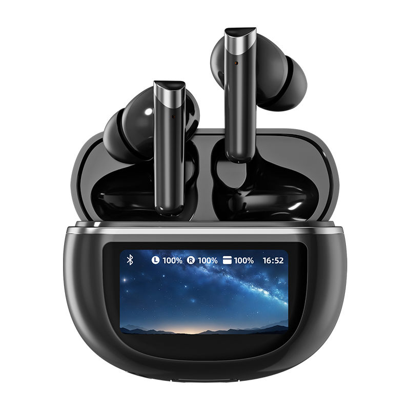 무선 이어폰 블루투스 5.4 터치 컨트롤 ANC 이어폰 500mAh 고속 충전 TWS 블랙 화이트 복합