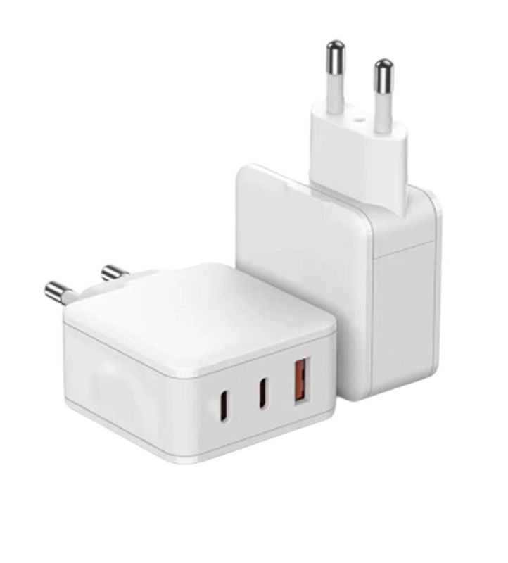 65W 최대 출력 PD/QC 프로토콜 스마트 전력 할당 110-240V 흑/백