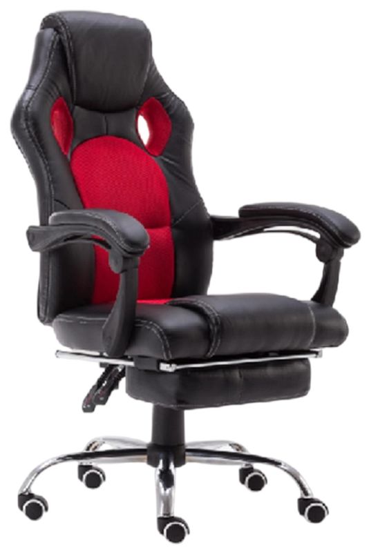 에르고노믹 오피스 의자 크롬 기반과 100mm 페인팅 가스 리프트, 다기능 메커니즘과 함께 350mm PU 캐스터를 갖추고 있습니다.