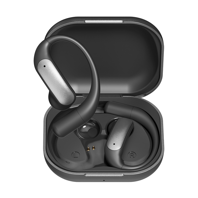 ETEK AI 번역 OWS 이어폰, Bluetooth 5.4, 40mAh 이어폰 배터리, 500mAh 충전 케이스 (보호됨), F10 복합 필름