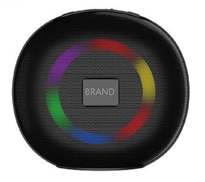 5W 휴대용 블루투스 스피커, RGB 라이트, TF/FM/USB, 핸드프리 통화, 200mAh, 스트랩, V5.3야외, 선물, 프로모션