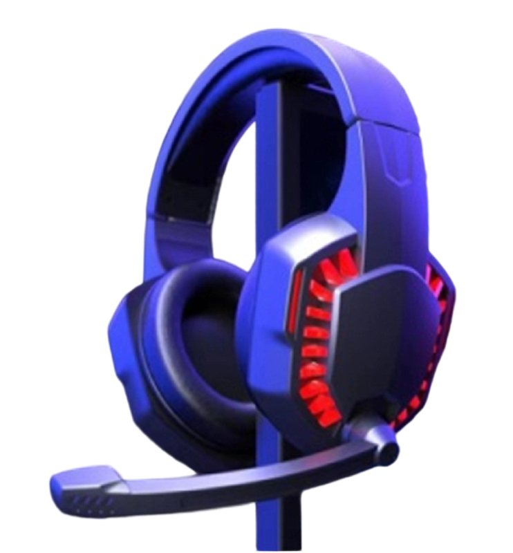 Over-ear Gaming Headset,40mm Drivers, 105dB Sensitivity, USB + 3.5mm, Omnidirectional Mic, 1.8M Cable, 20-20KHz Frequency
