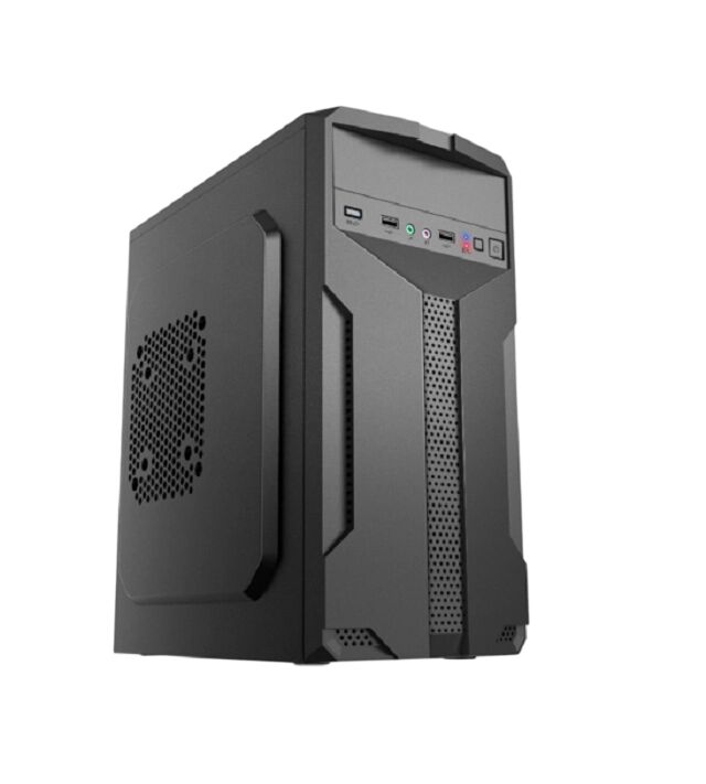 마이크로 ATX PC 케이스, 듀얼 USB 20, 1 ODD + 1 HDD + 2 SSD, 스틸 차시 (0.33mm SPCC), 12cm + 8cm 팬 지원