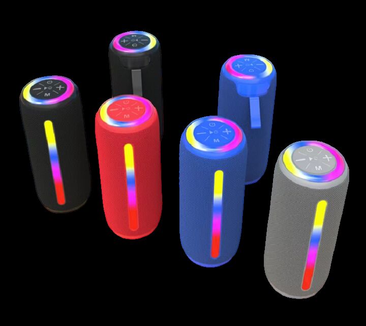 아웃도어 블루투스 스피커, 5W*2, 57mm 드라이버, 1200mAh, 멀티 플레이 (BT/AUX/TF/USB)
