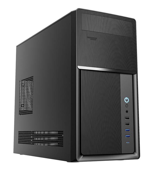 슬림 ODD ATX 타워 케이스, Micro-ATX/Mini-ITX, 1x5.25