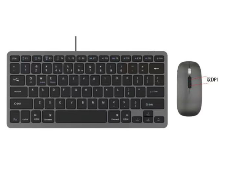 슬림 메탈 BT 듀얼 모드 콤보, 78키 + 롤러 마우스, Type-C 충전식