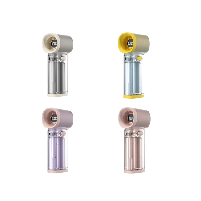 3000mAh 휴대용 안개 팬 40ml 탱크 / 8W 듀얼 냉각형 C형 고속 충전 4 색상
