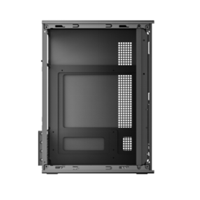 컴팩트 ATX 케이스 0.33mm SPCC, 전면 12cm 팬, 듀얼 USB+오디오, M-ATX 지원, 260*160*350mm