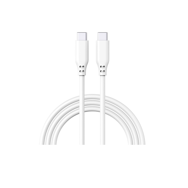 100W 실리콘 USB-C to C 고속 충전 케이블, 5A/20V PD3.0 + 480Mbps 데이터 동기화, 1m 소프트 터치 코드 (화이트/그레이/오렌지)