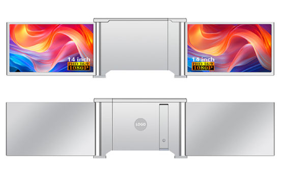 듀얼 14인치 FHD 노트북 모니터 13.5-16.5인치 노트북과 호환